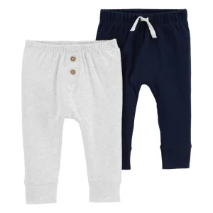 Carter´s - Conjunto de 2 piezas de pantalón para niño |+12M