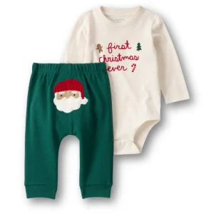 Carter´s - Conjunto de 2pz "my first christmas"