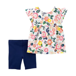 Carter´s - Conjunto 2 Piezas Ivory Floral | +24m