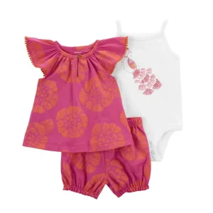 Carter's - Conjunto de Ropa Floral | +6m