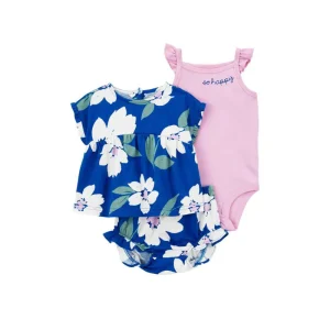 Carter´s - Conjunto de Ropa Floral Azul | +6M