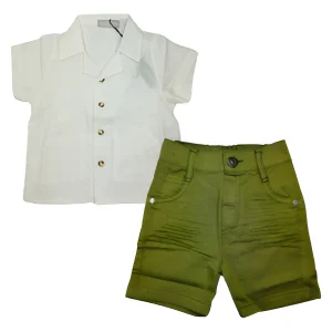 Conjunto 2 Piezas/verde musgo | +12m