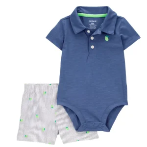 Carter´s - Enterizo polo con short | azul