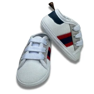 B4baby - Zapatillas con cordon para niño | blancos