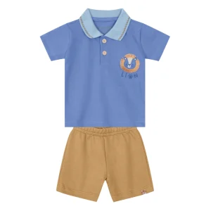 Bradili - Conjunto para bebe con camisa polo | +6M