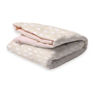 B4baby - Edredón para cuna nubes | Beige