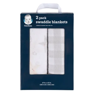 Gerber -  Manta estrellada de Envolver  | 2pk