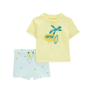 Carter´s - Conjunto de 2 piezas de rashguard y traje de baño