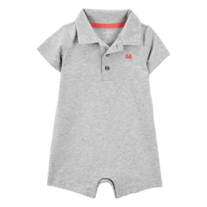 Carter´s - Body tipo polo | gris solido