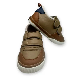 B4baby - Zapato para niño, velcro | café