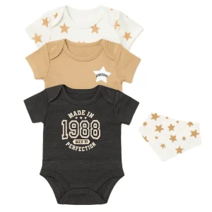 B4baby - 3 pack de enterizo para niño | pañueleta