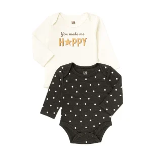 B4baby - Enterizos manga larga | blanco y negro