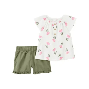 Carter´s - Conjunto de 2 prendas Con Shorts, Floral