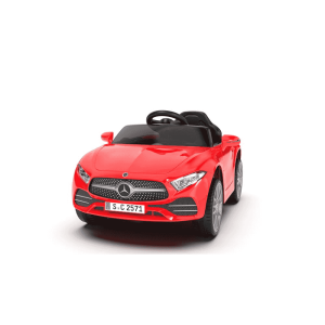 Coche eléctrico Mercedes infantil 12V – Rojo o Rosa con mando y batería recargable (3+)