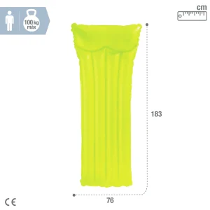 Colchoneta Hinchable Neón Intex 183x76 cm