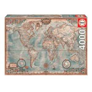 Puzzle El Mundo Mapa Politico 4000 Piezas