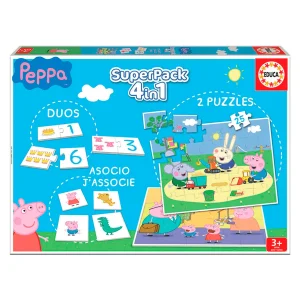 Superpack Puzzles Peppa Pig 4 en 1