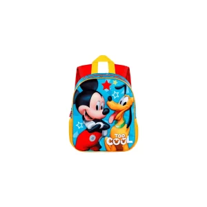 Mochila 3D Pequeña de Mickey Mouse y Pluto