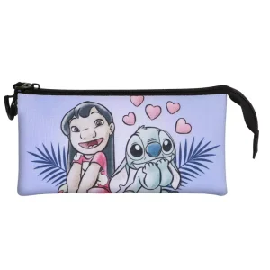 Estuche Triple Lilo y Stitch Couple Karactermania