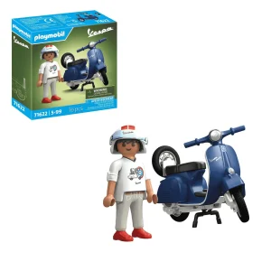 Playmobil Vespa 150 Sprint Veloce Azul 1969