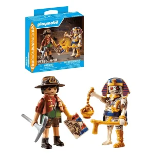 Playmobil Cazador de tesoro y momia