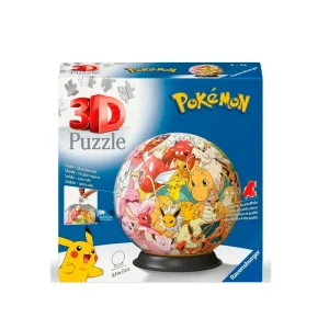 Ravensburger - Puzzle 3D Ball de Pokémon - 72 piezas