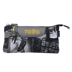 Estuche Tablero Totto Baski 3 compartimentos – compacto y repelente