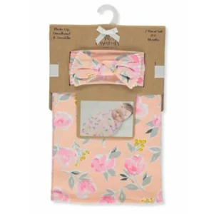 Baby Essential - Manta de niña flores | +0-6m